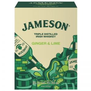 JAMESON GINGER AND LIME 4PK